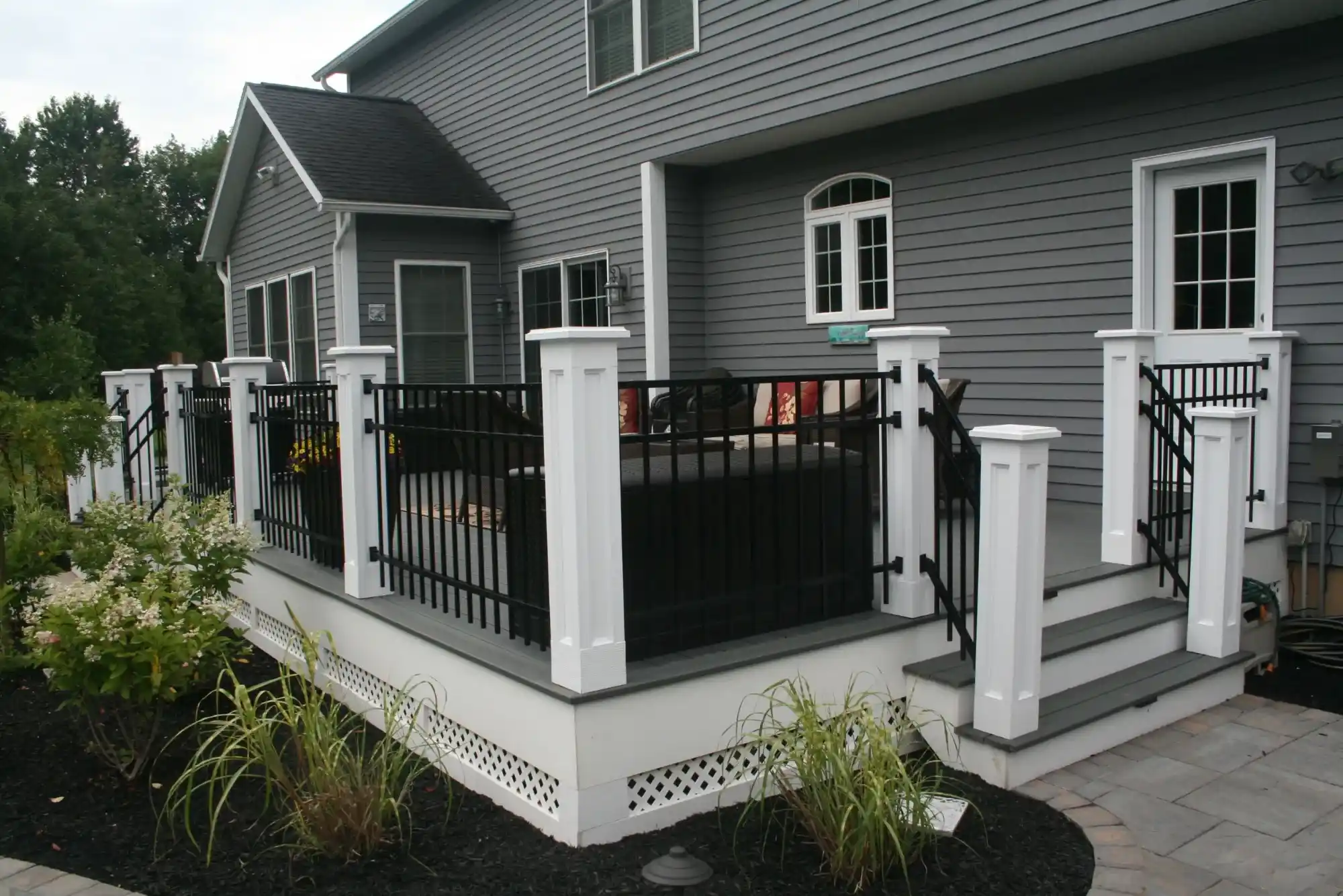 Updated Bavarian Style Railings Black