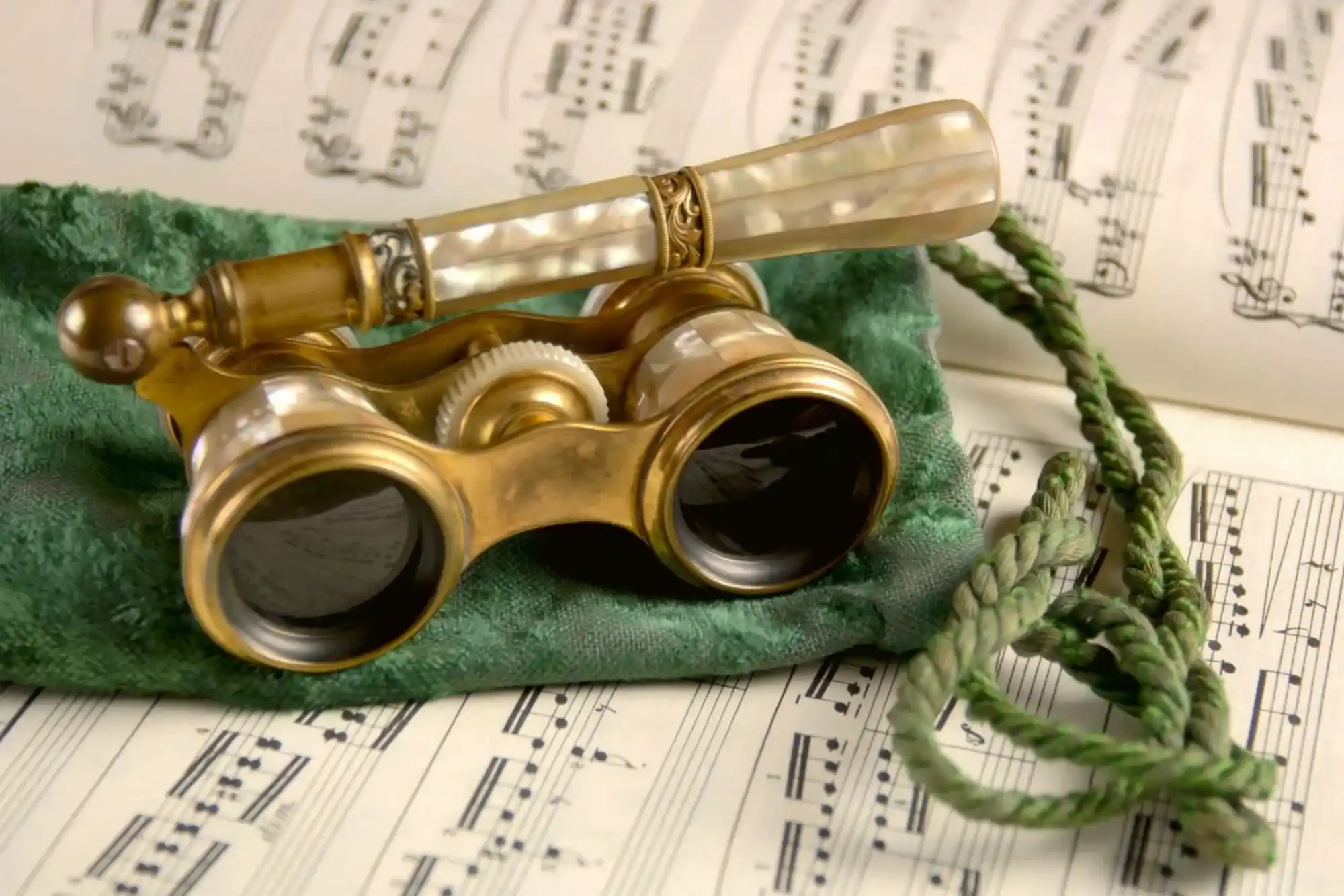 women's lorgnette opera glasses with an angel handle price